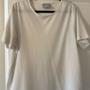 Elegant Cream Short Sleeve Top